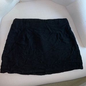 Princess Polly black mini skirt